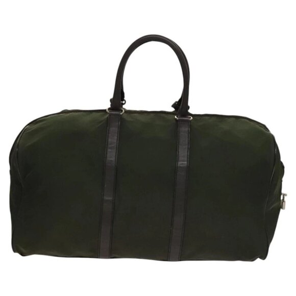 PRADA Boston Bag Nylon Khaki Auth bs24276 - Picture 2 of 15